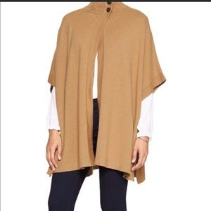 BANANA REPUBLIC WOOL CAPE SLEEVE CARDIGAN